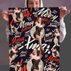 OffensiveDelightful - XmasGirl Matte Wrapping Paper Roll, Set of 3