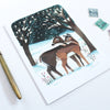 michele maule - Holiday Card - Winter Deer