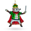 BestPysanky - Regal Mouse King Wielding a Sword Glass Ornament