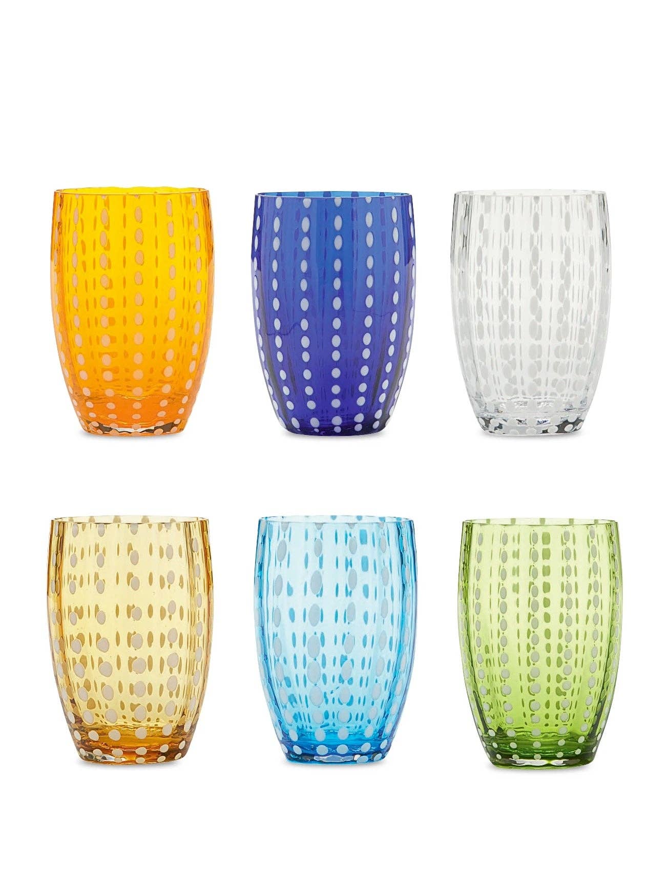 Zafferano America - Perle Tumbler Assorted (Set of 6)