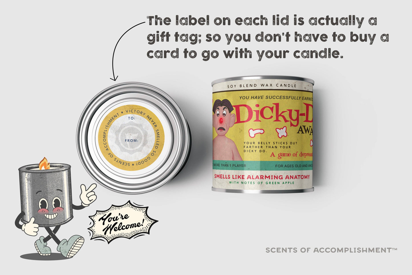 Scents of Accomplishment - Dicky-Do Award 16oz. Candle