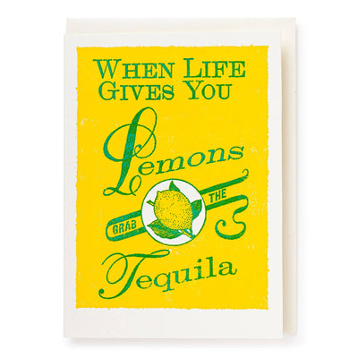 Archivist Gallery - Lemons and Tequila Greeting Card