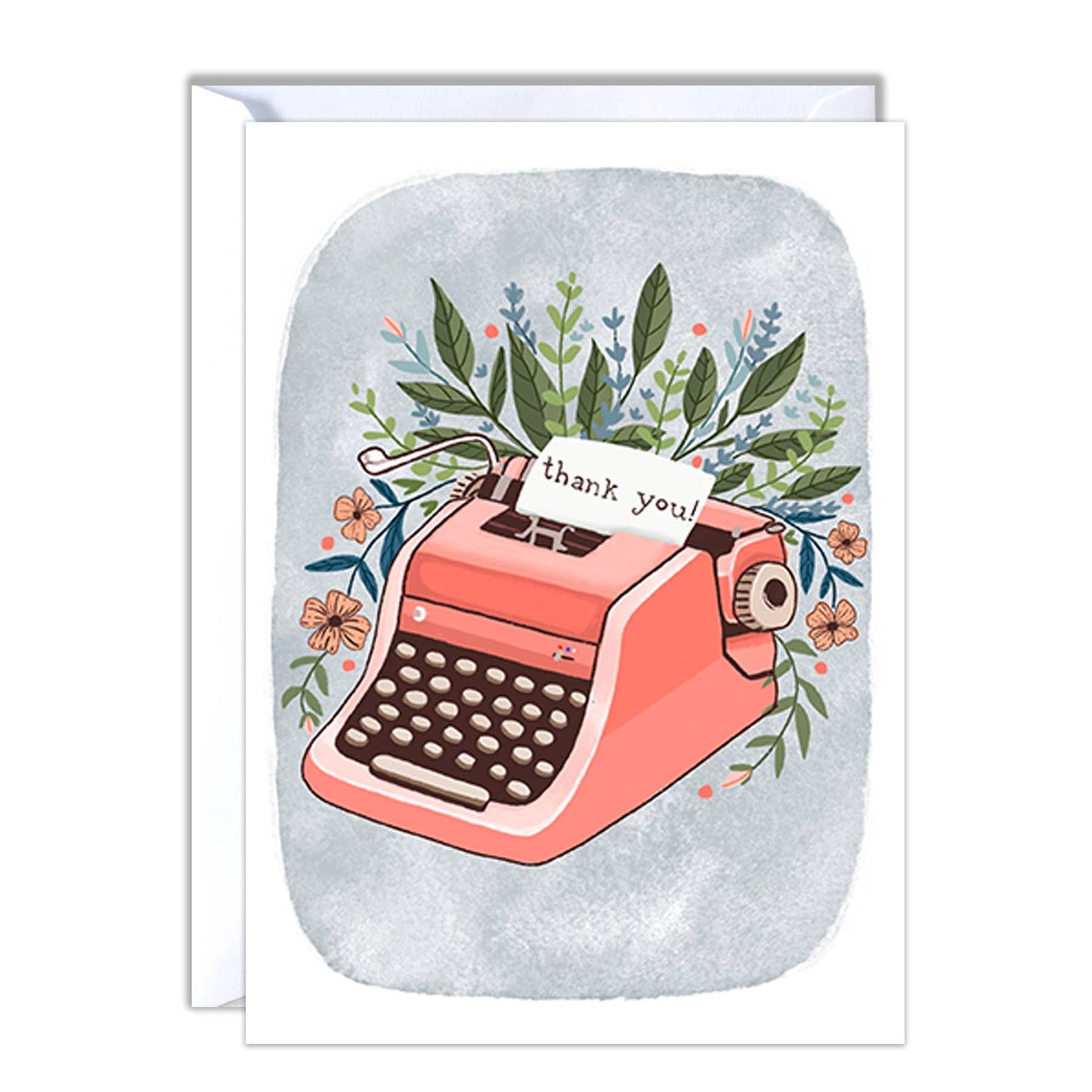 michele maule - Thank You Card - Typewriter