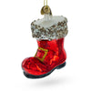 BestPysanky - Festive Santa Boot Glass Ornament