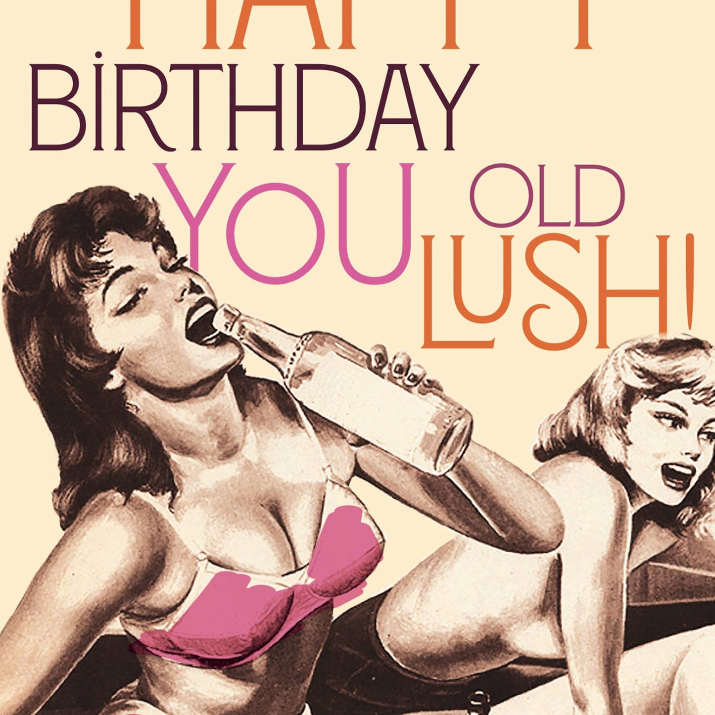 OffensiveDelightful - OLD LUSH! birthday card