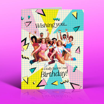 OffensiveDelightful - RAD 80's birthday card