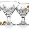 Godinger - Set of Four Dublin 5oz Martini Glass: Non Leaded Crystal