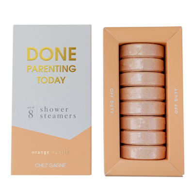 Chez Gagné - Done Parenting Today Shower Steamers - Orange Vanilla