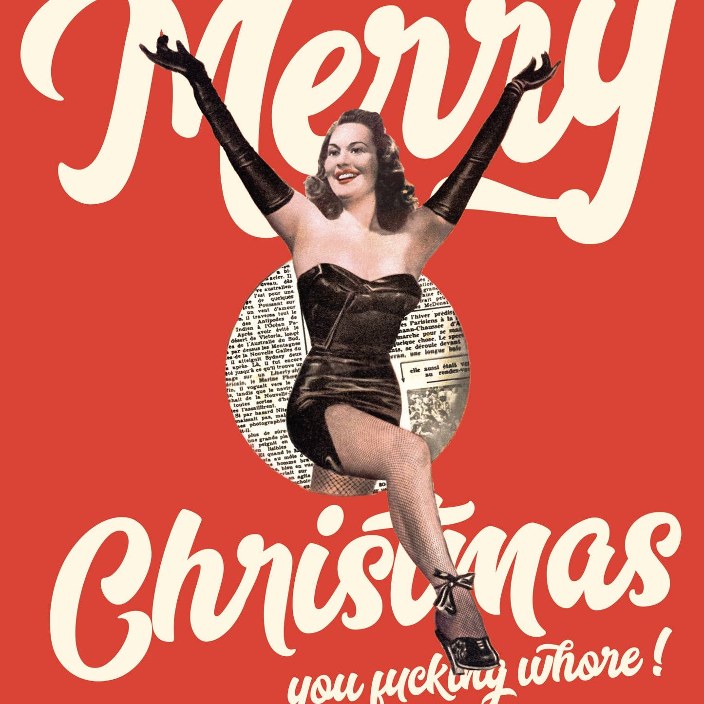 OffensiveDelightful - MERRY WHORE! christmas card