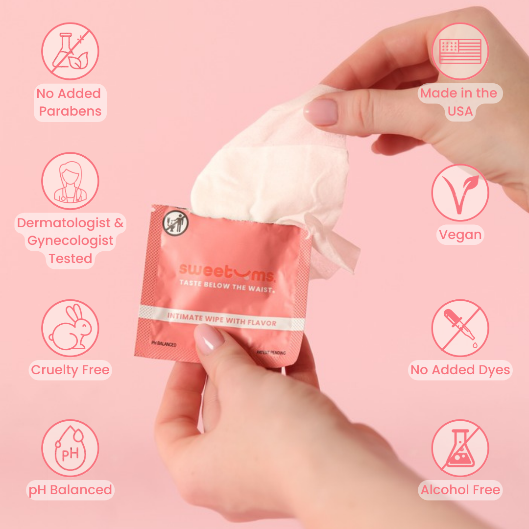 Sweetums Wipes - Cherry Flavored Wipes