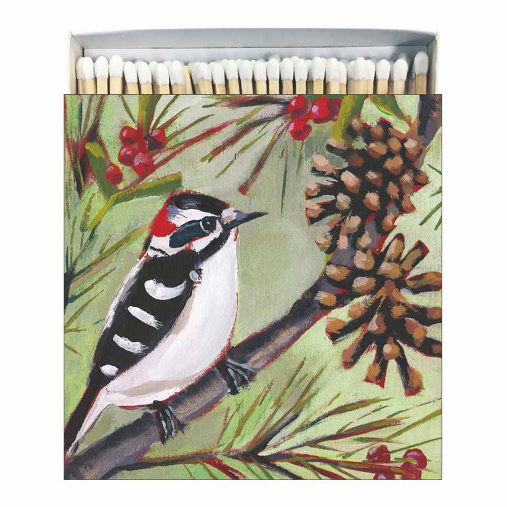 Paperproducts Design - MATCHES SQUARE - WINTER BIRD MUSEE'