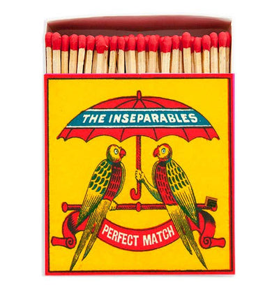 Archivist Gallery - The Inseparables Square Matchbox - 4x4 - 125 matches