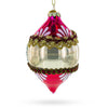 BestPysanky - Retro Reflection Pink Glass Ornament