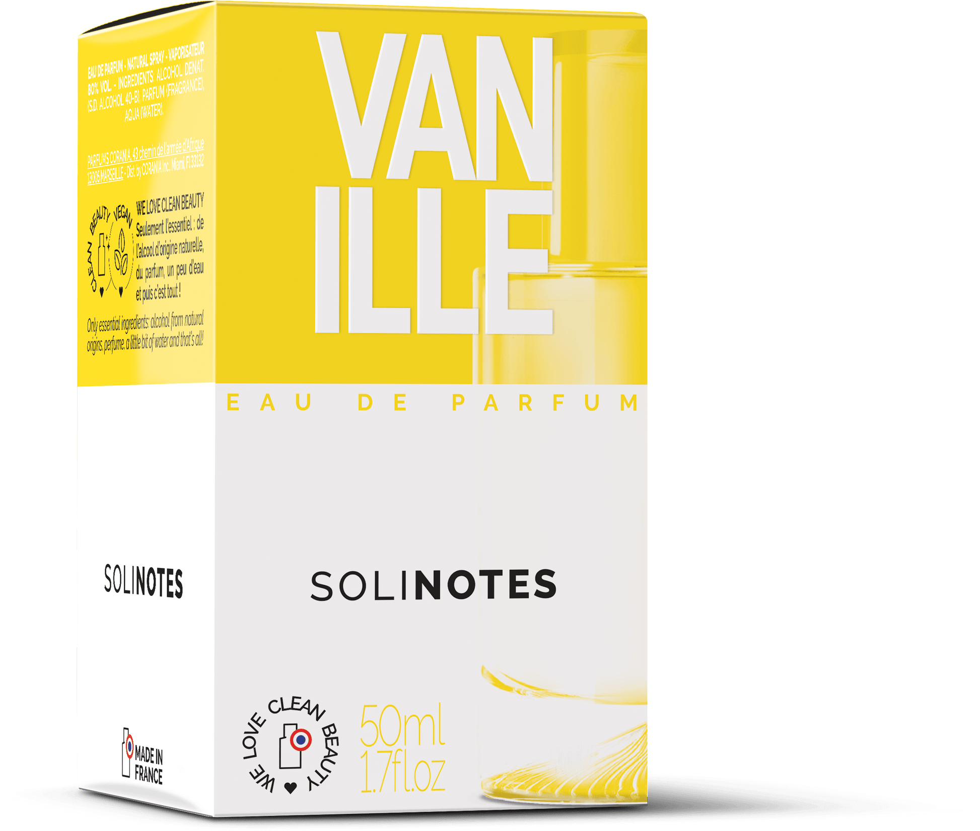 Solinotes - Vanilla Eau de Perfume 1.7 oz - CLEAN BEAUTY - Tarvos Boutique