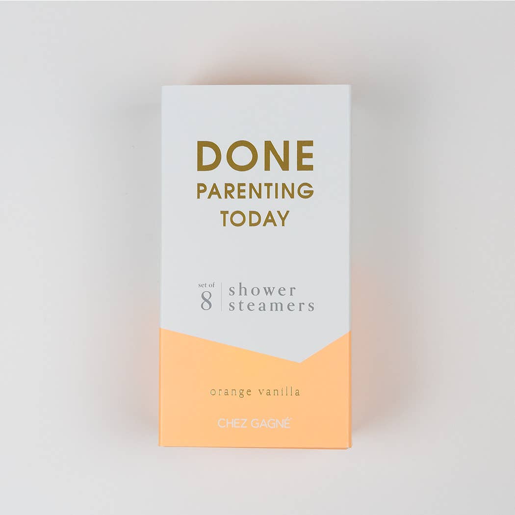 Chez Gagné - Done Parenting Today Shower Steamers - Orange Vanilla