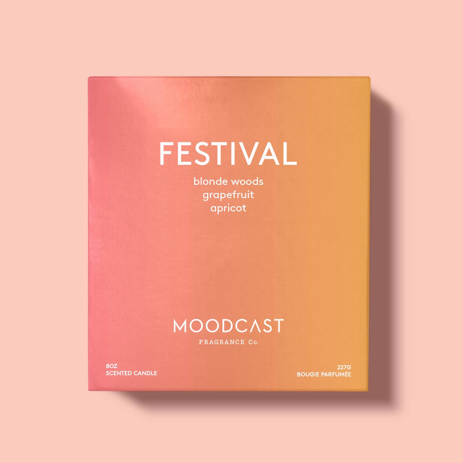 Moodcast Fragrance Co. - Festival - 8oz Coconut Wax Candle - Tarvos Boutique