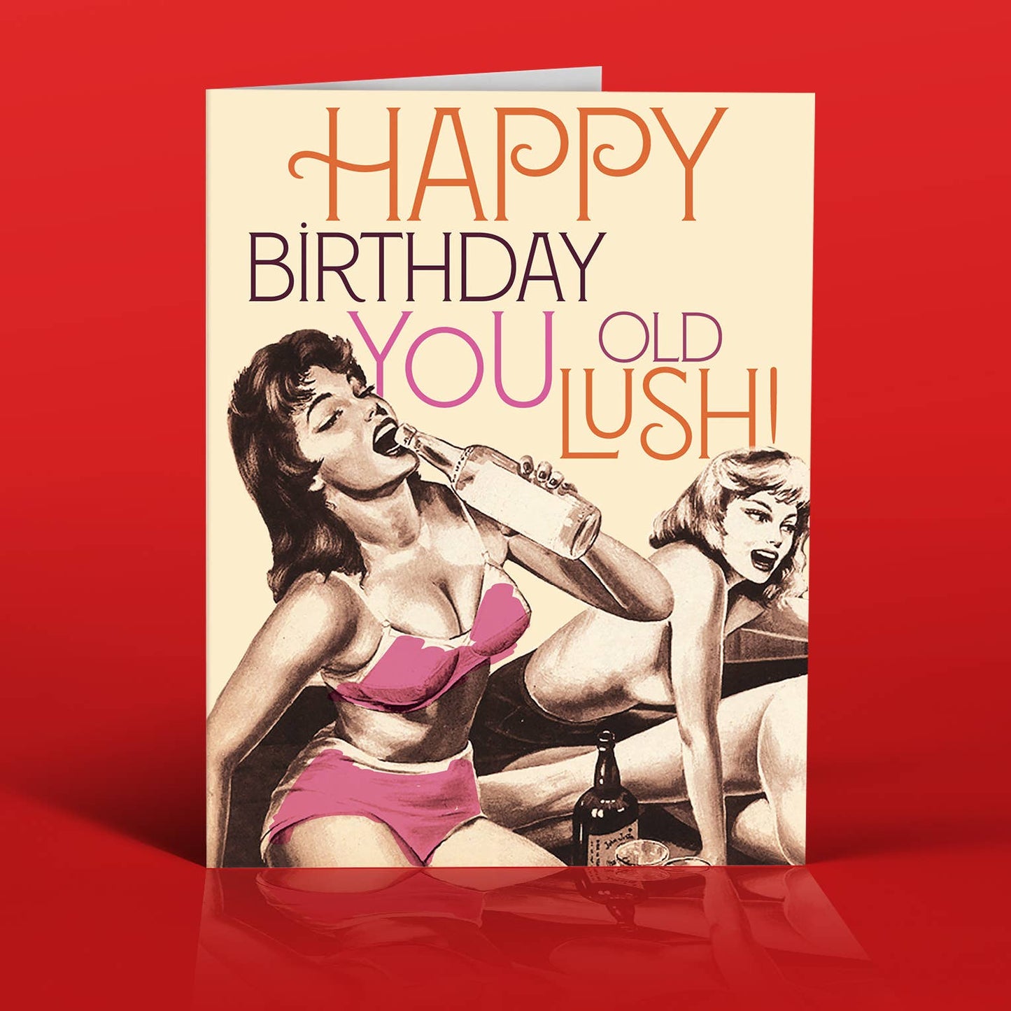 OffensiveDelightful - OLD LUSH! birthday card