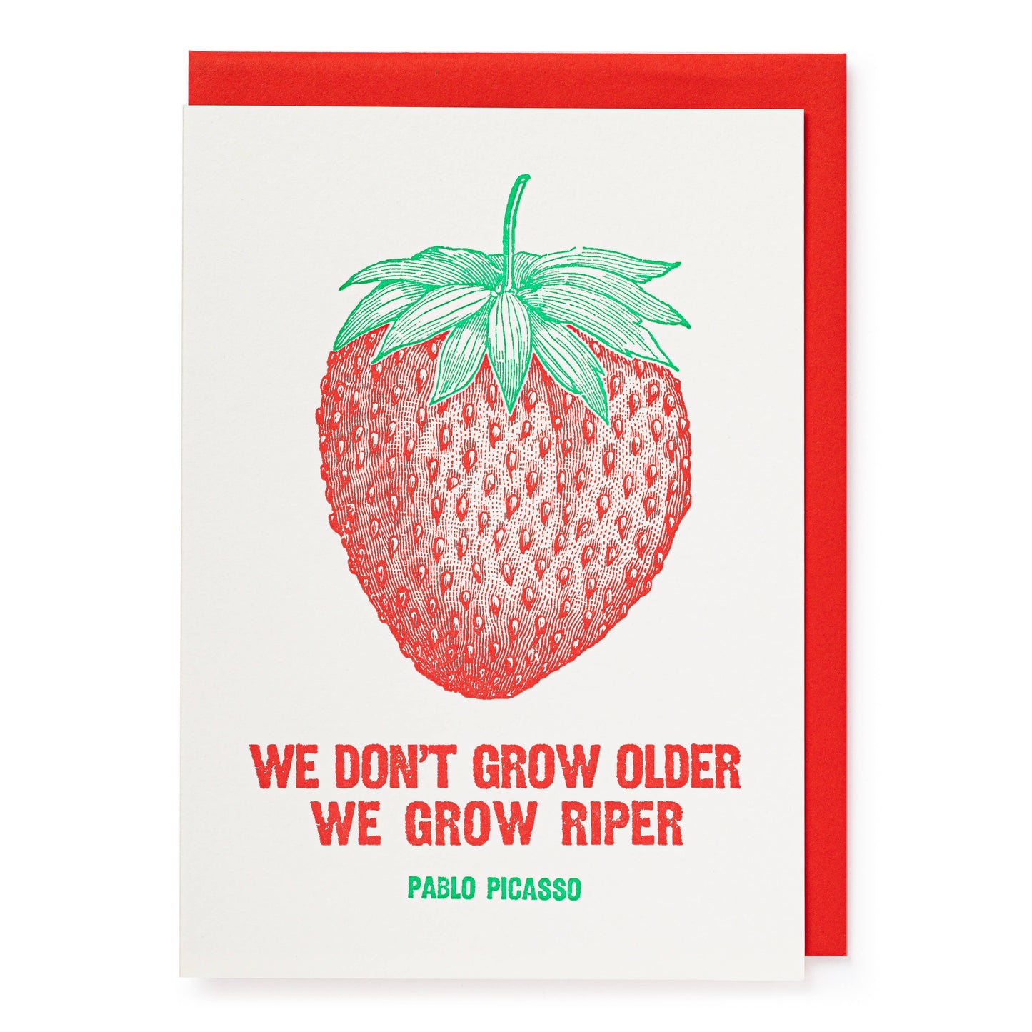 Archivist Gallery - Strawberry fruit Greeting Card