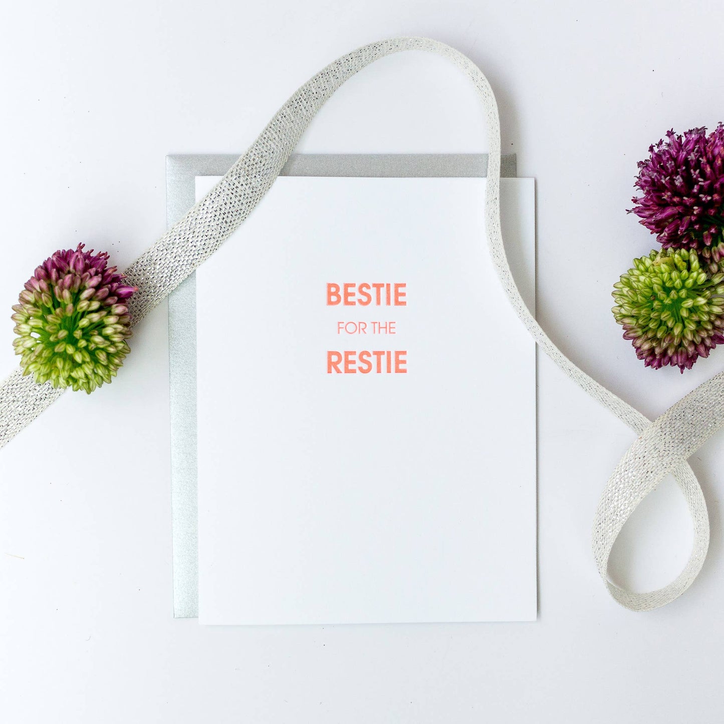 Chez Gagné - Bestie for the Restie Letterpress Greeting Card