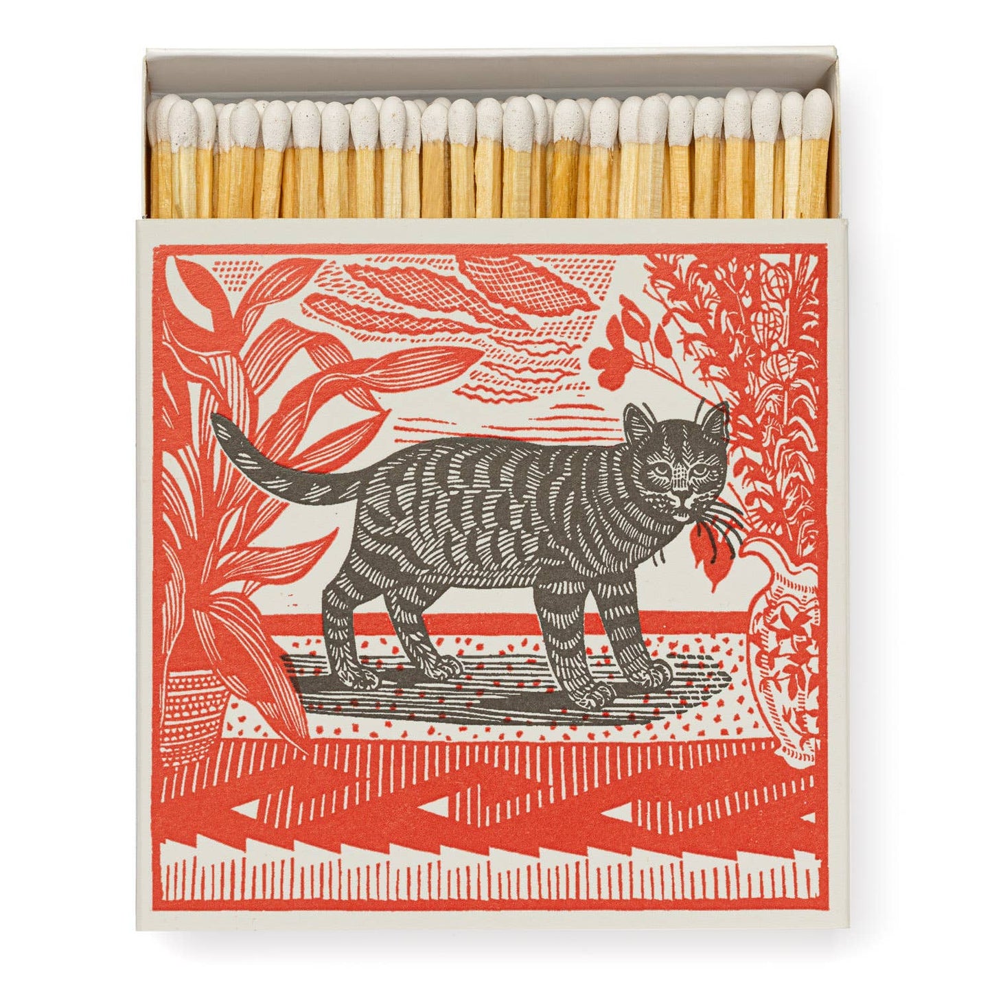 Archivist Gallery - Sasha The Cat Square Matchbox - 4x4 - 125 matches