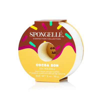 Spongellé - Cocoa Bon Body Buffer | Confection Collection