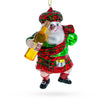 BestPysanky - Scottish Santa with Whiskey Glass Ornament