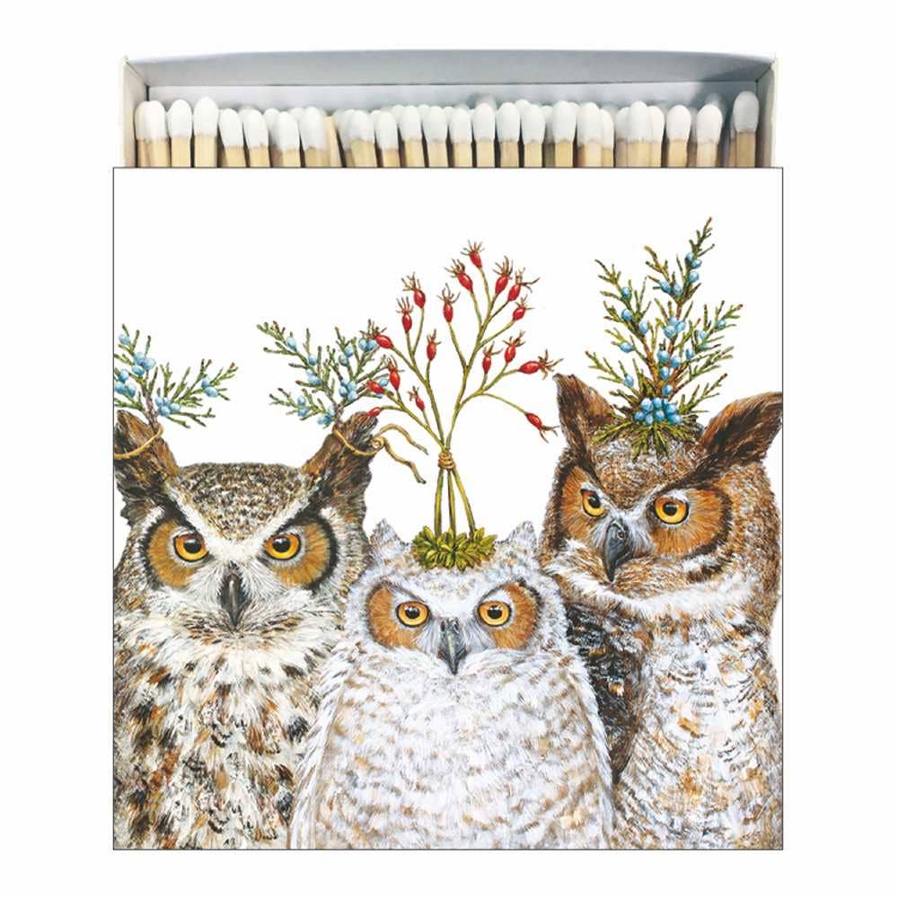 Paperproducts Design - MATCHES SQUARE - HOLIDAY HOOT