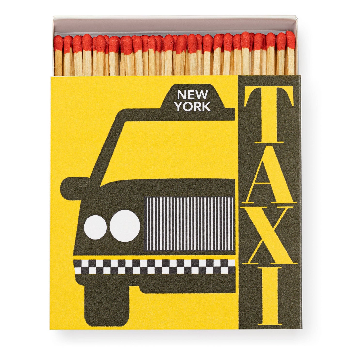 Archivist Gallery - NYC Taxi Square Matchbox - 4x4 - 125 matches