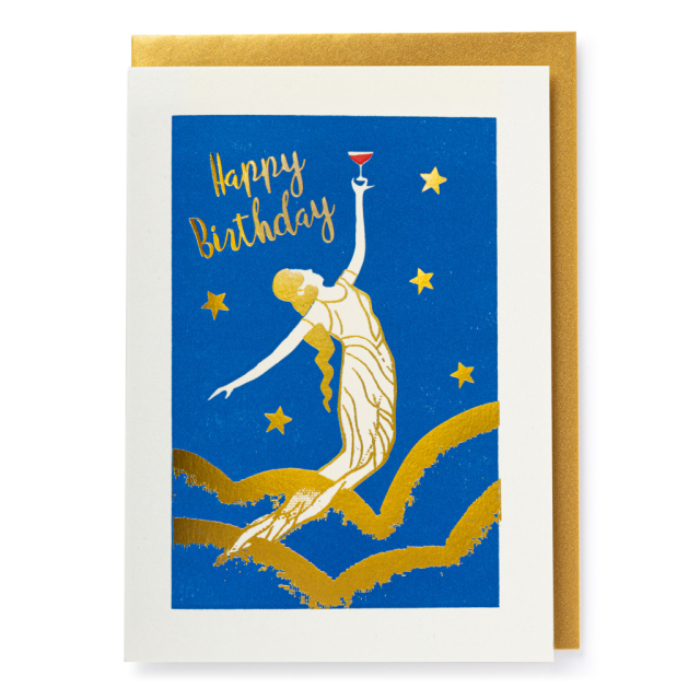 Archivist Gallery - Happy Birthday Lady Greeting Card