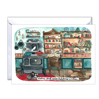 michele maule - Holiday Card - Kitchen