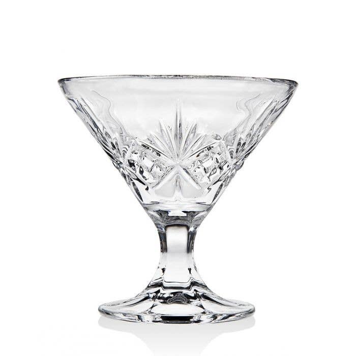 Godinger - Set of Four Dublin 5oz Martini Glass: Non Leaded Crystal