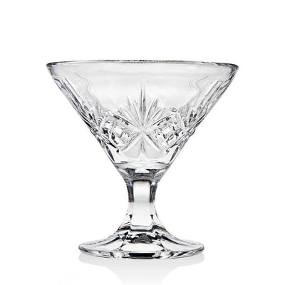 Godinger - Set of Four Dublin 5oz Martini Glass: Non Leaded Crystal