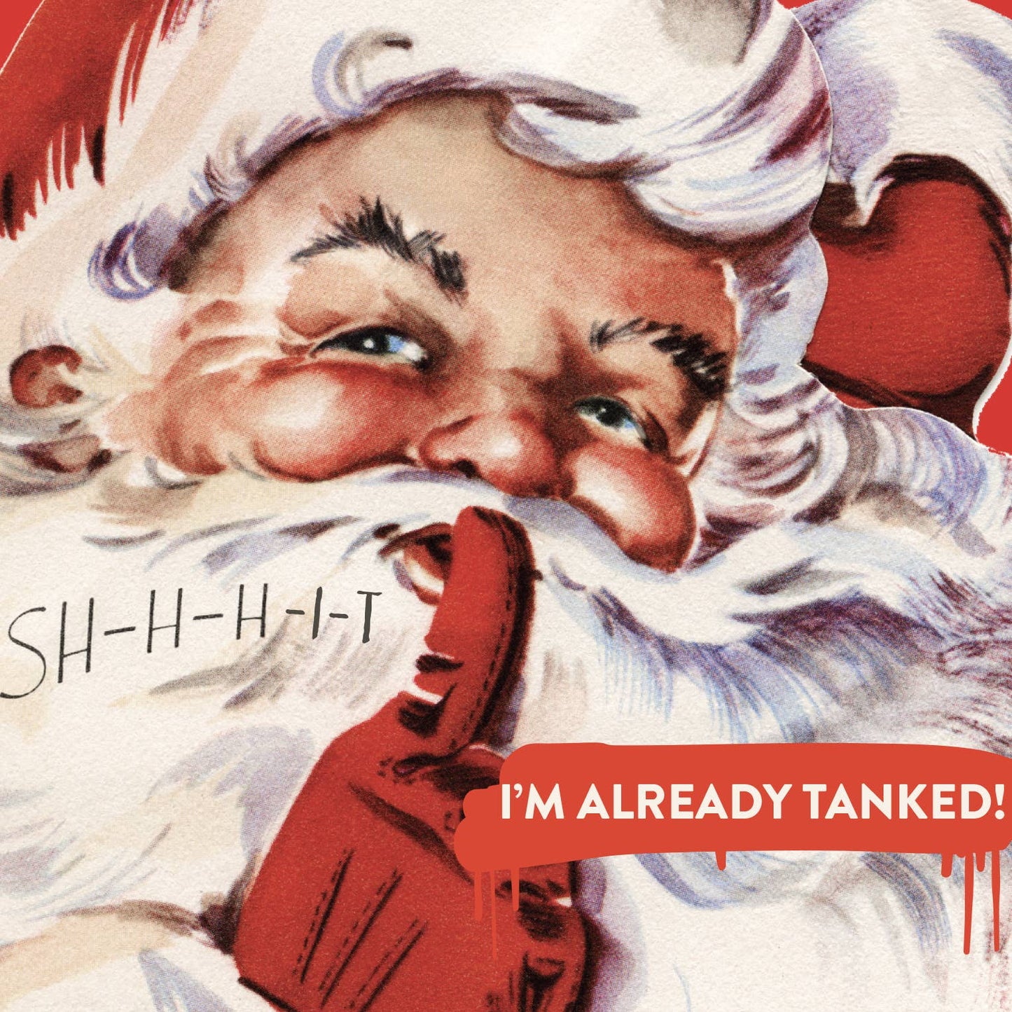 OffensiveDelightful - SANTA TANKED christmas card