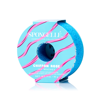 Spongellé - Chiffon Rose Body Buffer | Confection Collection