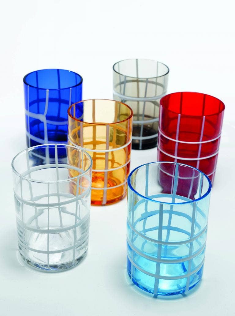 Zafferano America - Twiddle Tumbler Assorted (Set of 6): Assorted