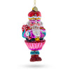 BestPysanky - Nutcracker with Cupcake Glass Ornament