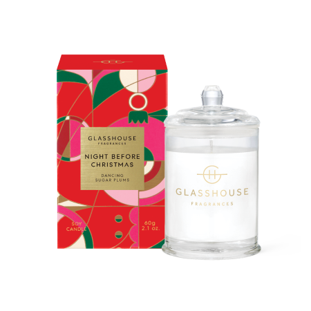 GLASSHOUSE FRAGRANCES - Candle - Christmas - Night Before Christmas - Dancing Sugar Plums