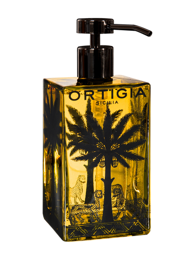 ORTIGIA Sicilia - AMBRA NERA LIQUID SOAP GLASS 300ML