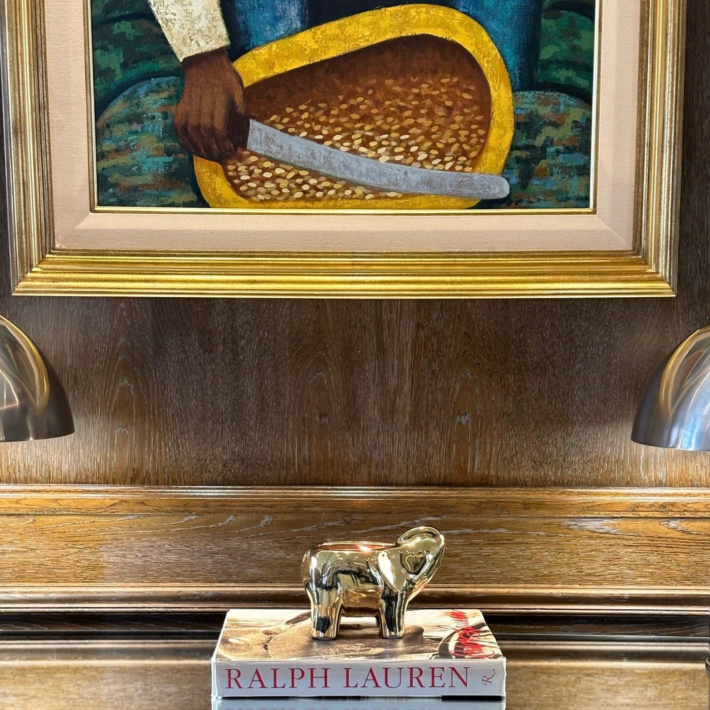 Thompson Ferrier - Gold Elephant Candle