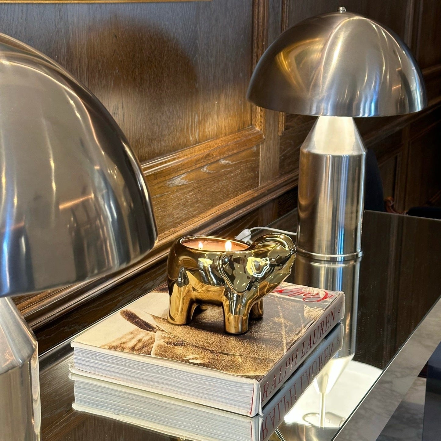 Thompson Ferrier - Gold Elephant Candle