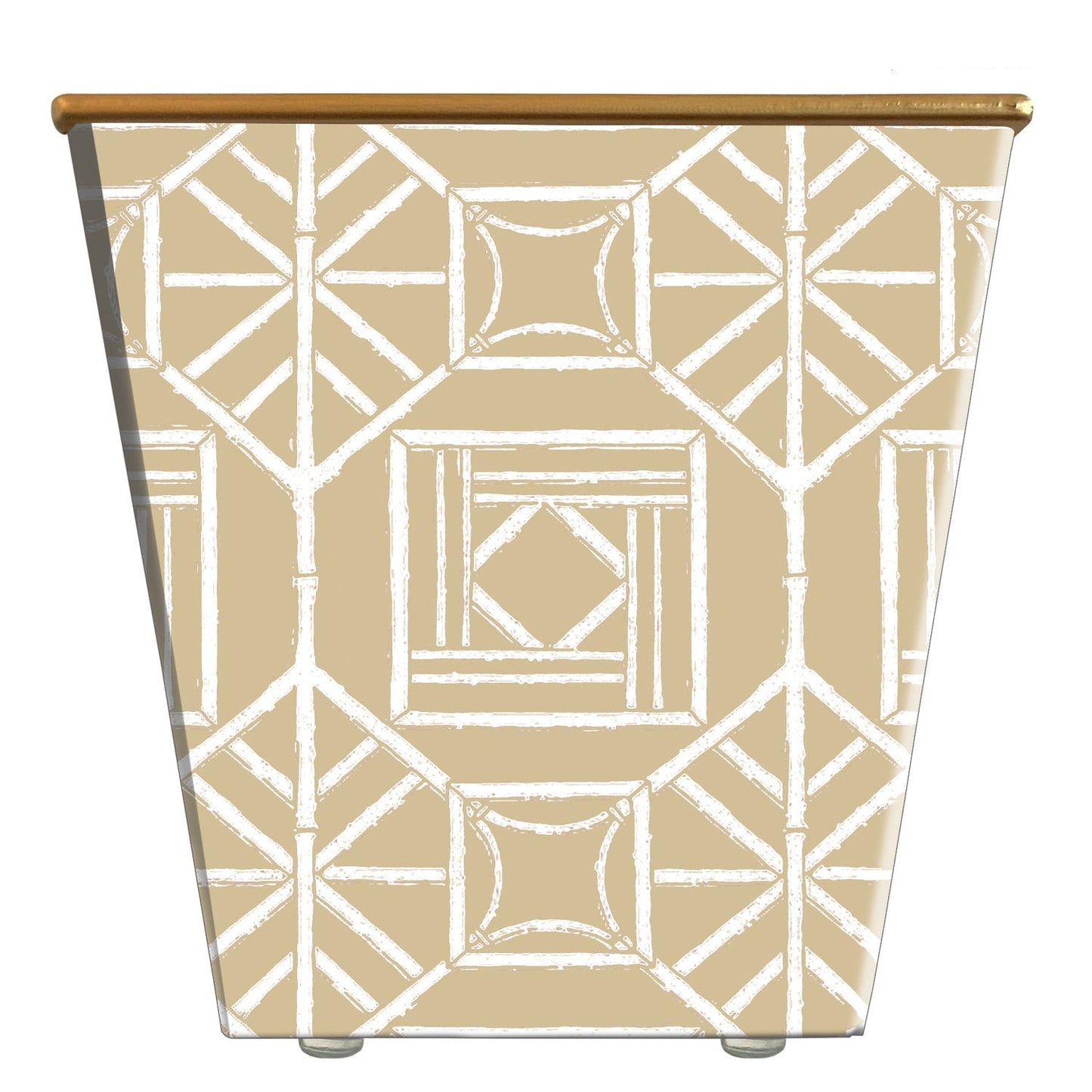 Hedge Farm Candles - Bamboo Box Lattice Cachepot Candle