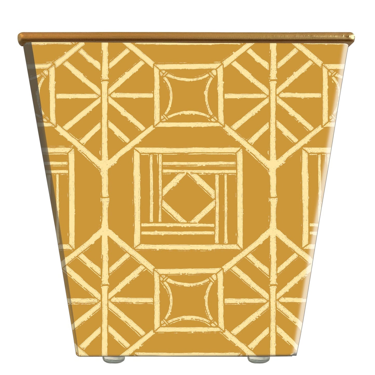 Hedge Farm Candles - Bamboo Box Lattice Cachepot Candle