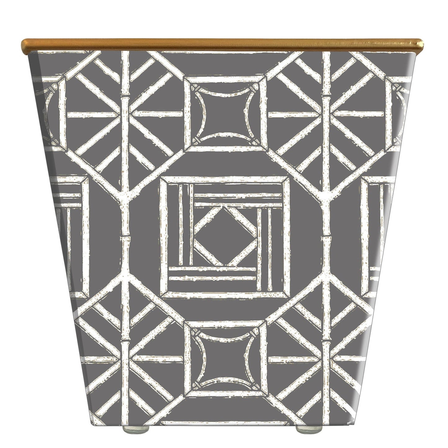 Hedge Farm Candles - Bamboo Box Lattice Cachepot Candle