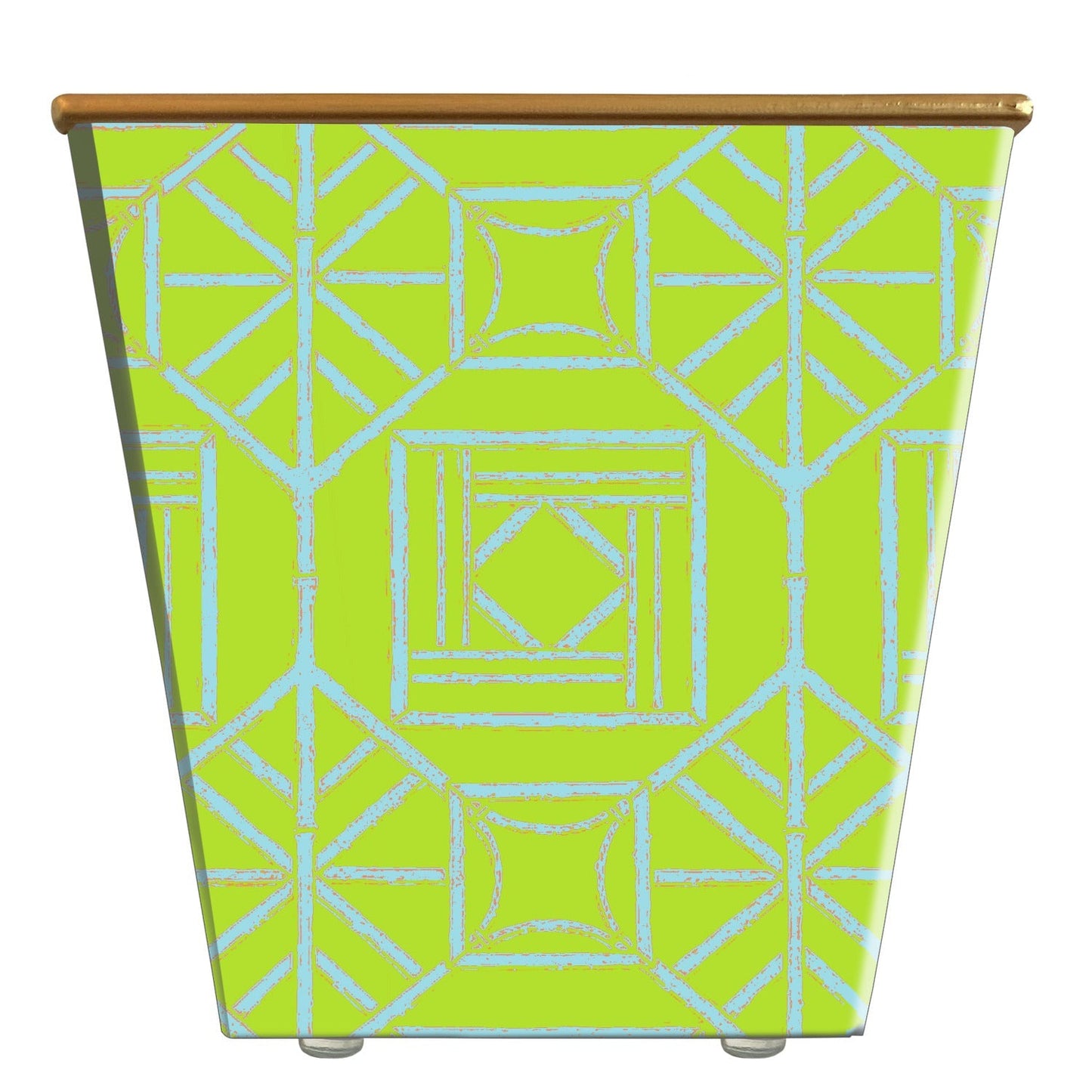 Hedge Farm Candles - Bamboo Box Lattice Cachepot Candle