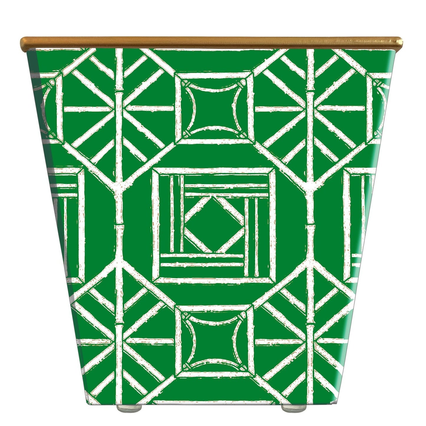Hedge Farm Candles - Bamboo Box Lattice Cachepot Candle