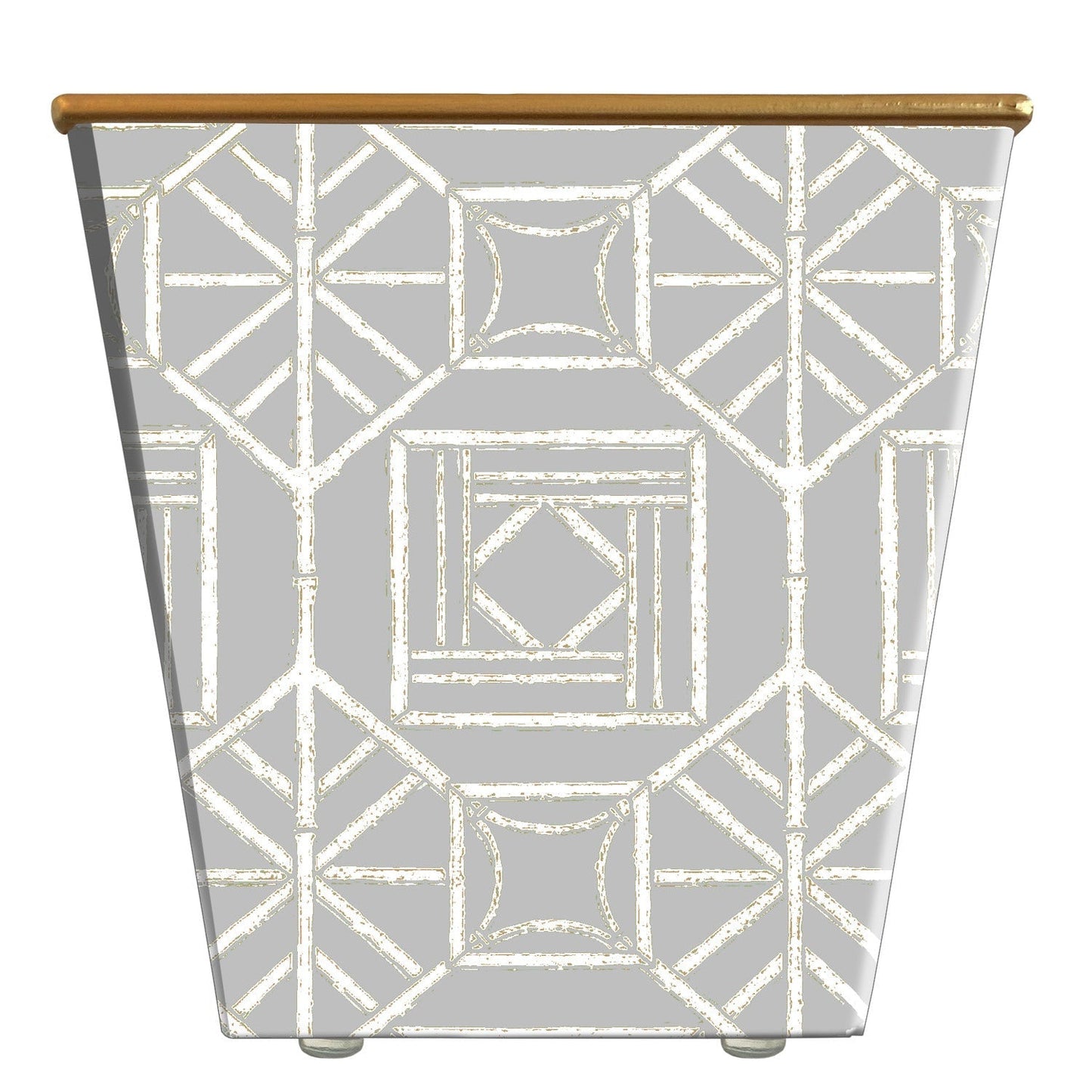 Hedge Farm Candles - Bamboo Box Lattice Cachepot Candle