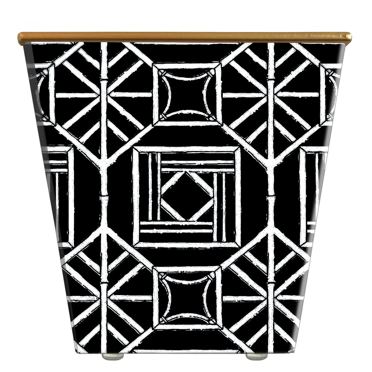 Hedge Farm Candles - Bamboo Box Lattice Cachepot Candle