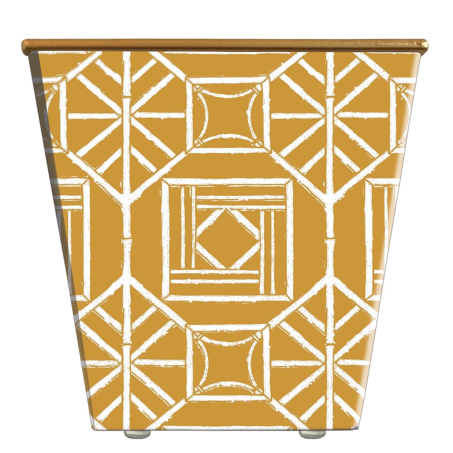Hedge Farm Candles - Bamboo Box Lattice Cachepot Candle