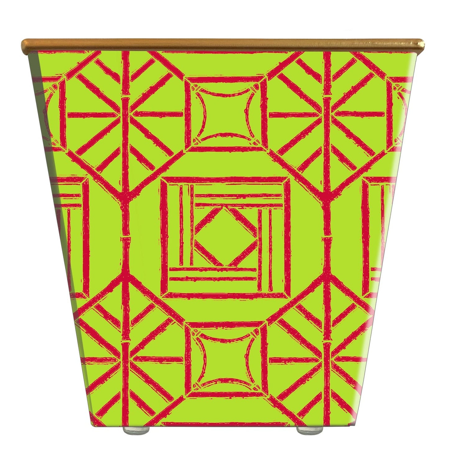 Hedge Farm Candles - Bamboo Box Lattice Cachepot Candle