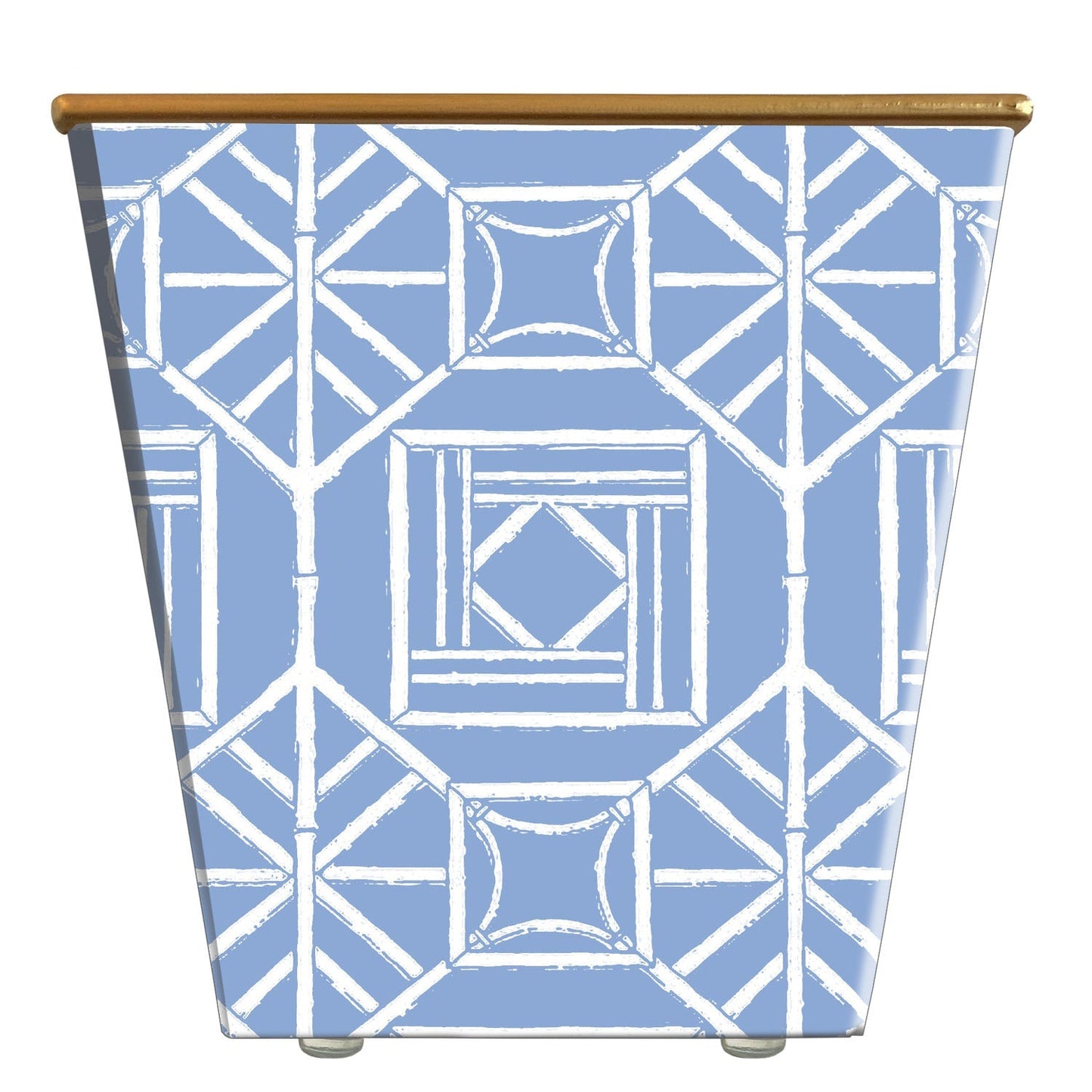 Hedge Farm Candles - Bamboo Box Lattice Cachepot Candle